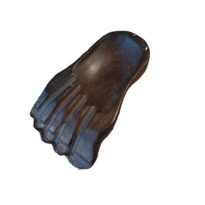 decorative foot wooden dish